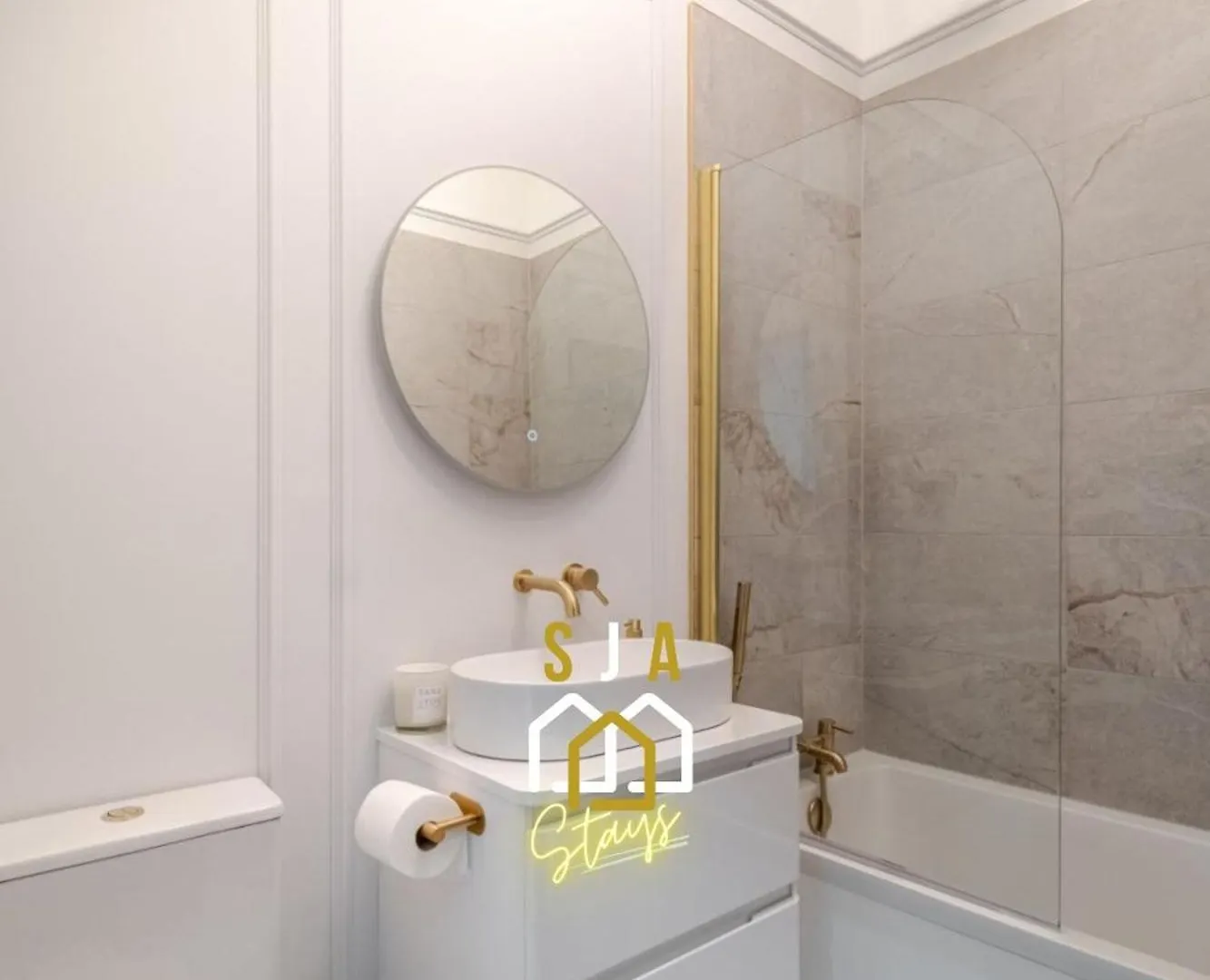 Bastille Stay - Sja Stays - Luxury 2 Bed Apartment 애버딘